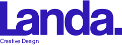 Logotipo de Landa Studio, diseño gráfico y comunicación visual